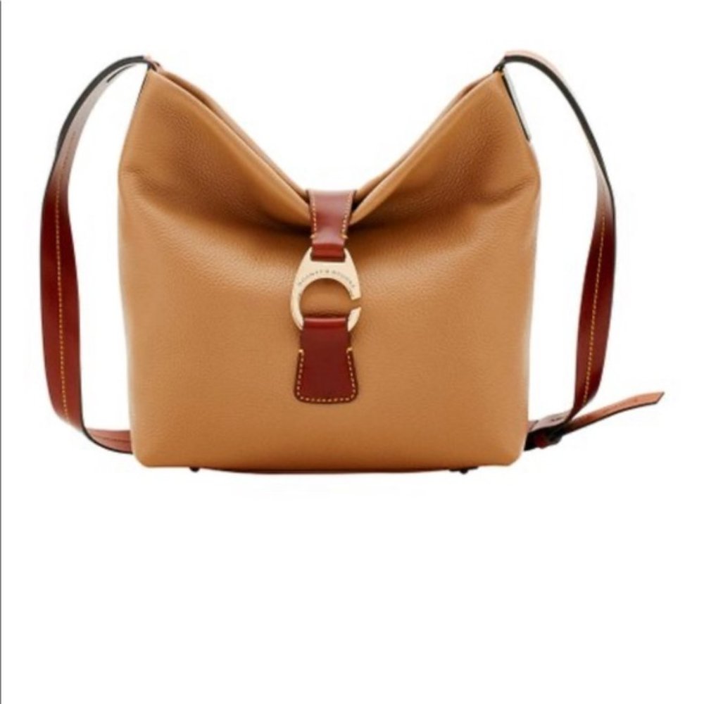 Mushroom Derby Dooney and Bourke Crossbody Hobo New With Tags